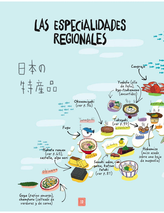 Cocina japonesa Ilustrada