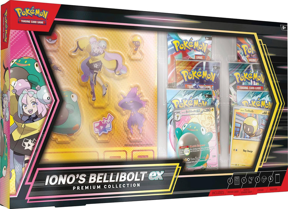 (INGLES) Pokémon TCG: Iono's Bellibolt ex Premium Collection