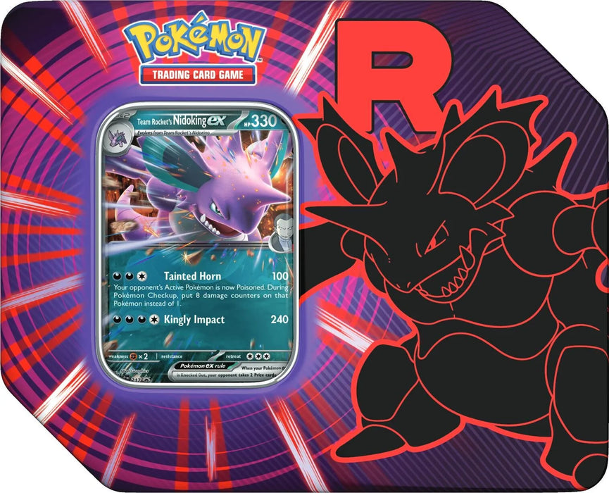 Pokémon TCG: TEAM ROCKET TIN (INGLES)