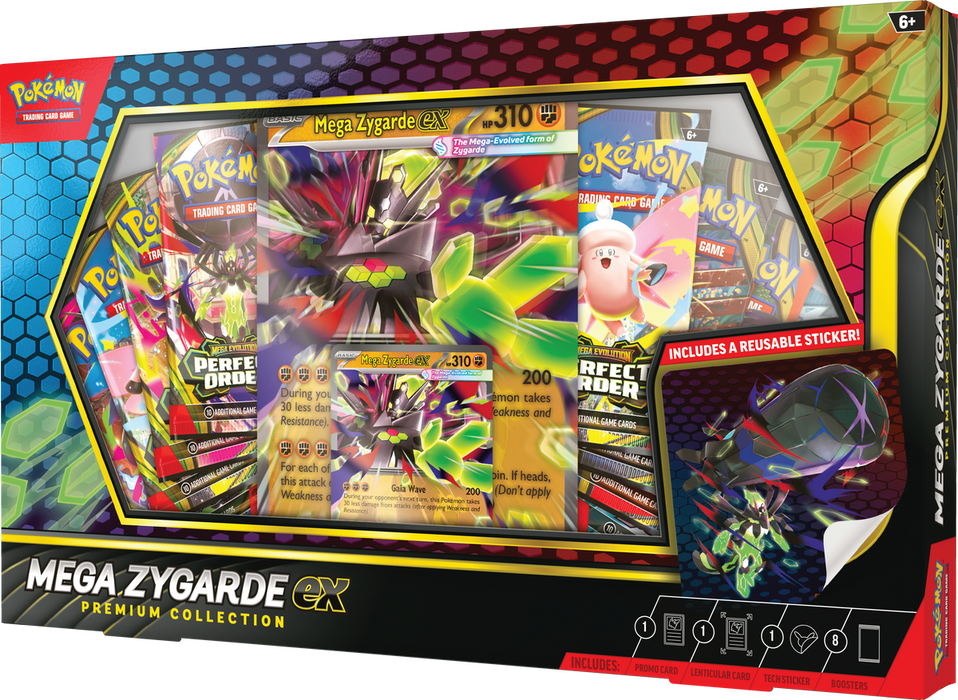 Pókemon TCG: Mega Evolution 4 - Premium Collection Jumbo Card Mega Zygarde EX (Ingles)