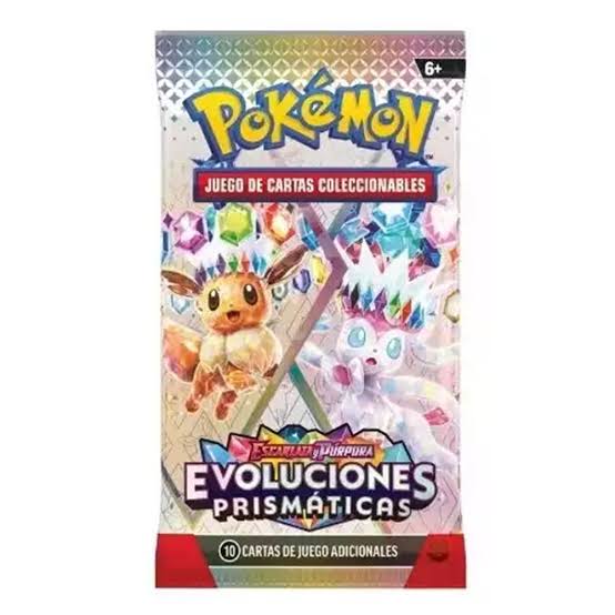 Pokémon TCG: prismatic evolution Sobre Suelto Ingles