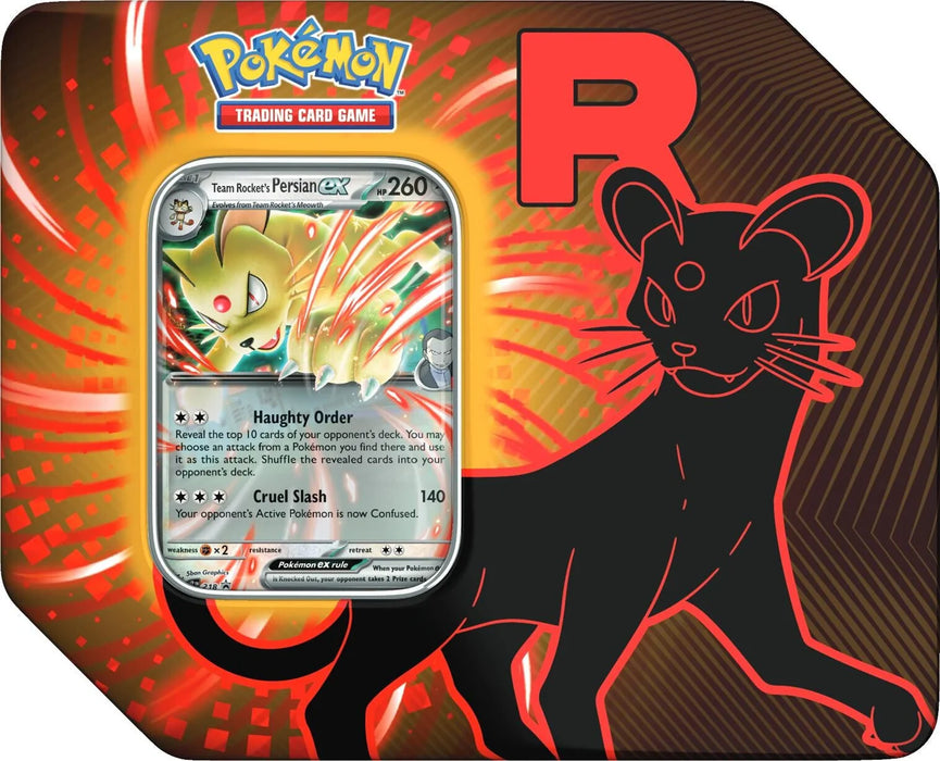 Pokémon TCG: TEAM ROCKET TIN (INGLES)
