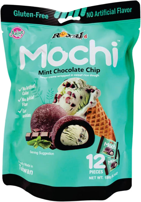 Bolsa de Mochi de Chocolate con menta (Bolsa de 12)