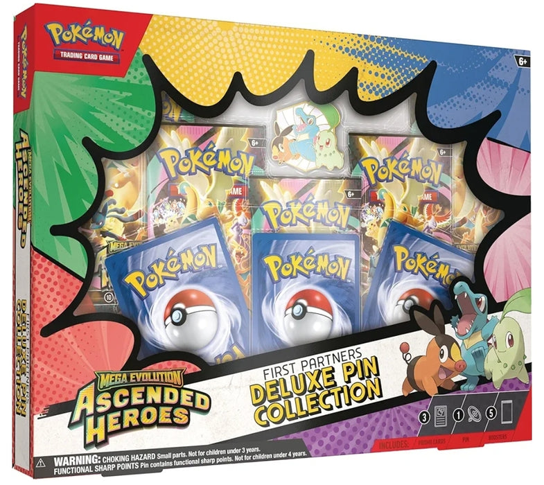 Pókemon TCG: Mega Evolutions ASCENDED HEROES First Deluxe Pin Collection