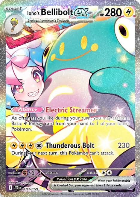 (INGLES) Pokémon TCG: Iono's Bellibolt ex Premium Collection