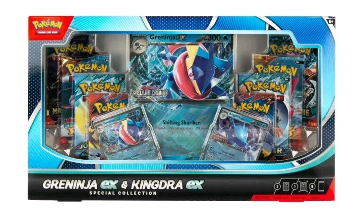 Pokemon Juego de Cartas Coleccionables Greninja Ex & Kingdra Colección Especial