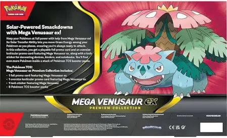 Pokémon TCG: Mega Venusaur ex Premium Collection (ingles)