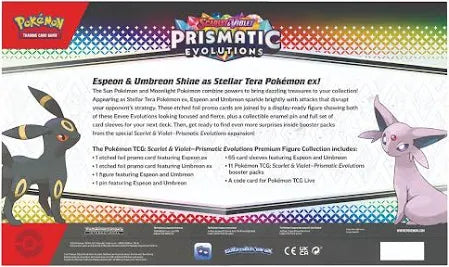 Pokémon TCG: Scarlet & Violet—Prismatic Evolutions Premium Figure Collection (ingles)