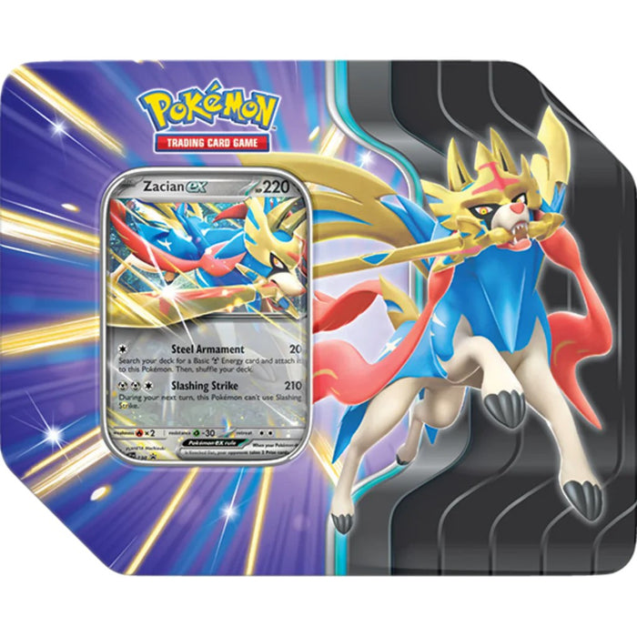 Pokémon TCG: Slashing Legends Tin - Zacian ex y Koraidon ex (INGLES)