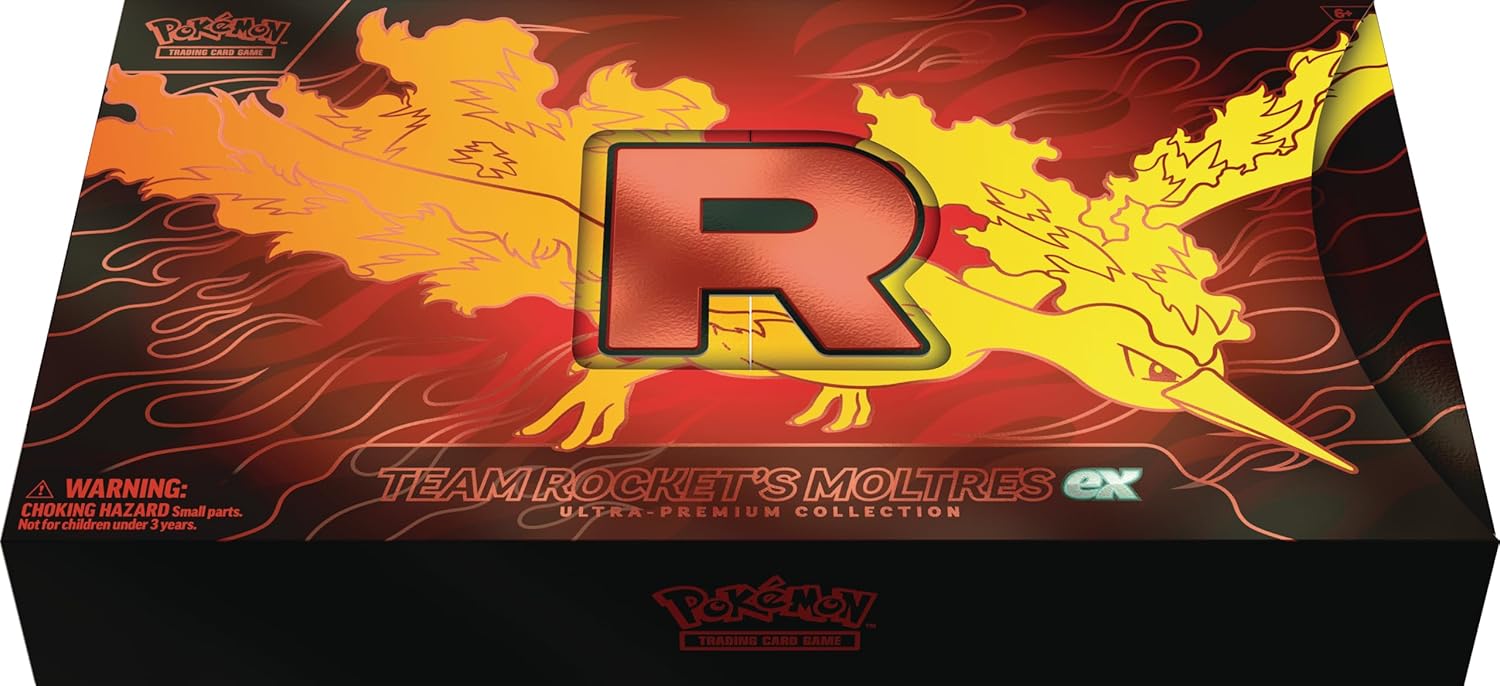 Pokémon TCG: Team Rocket’s Moltres ex Ultra-Premium Collection (UPC)