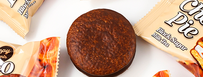 Lotte Choco Pie Black Sugar Milk Tea