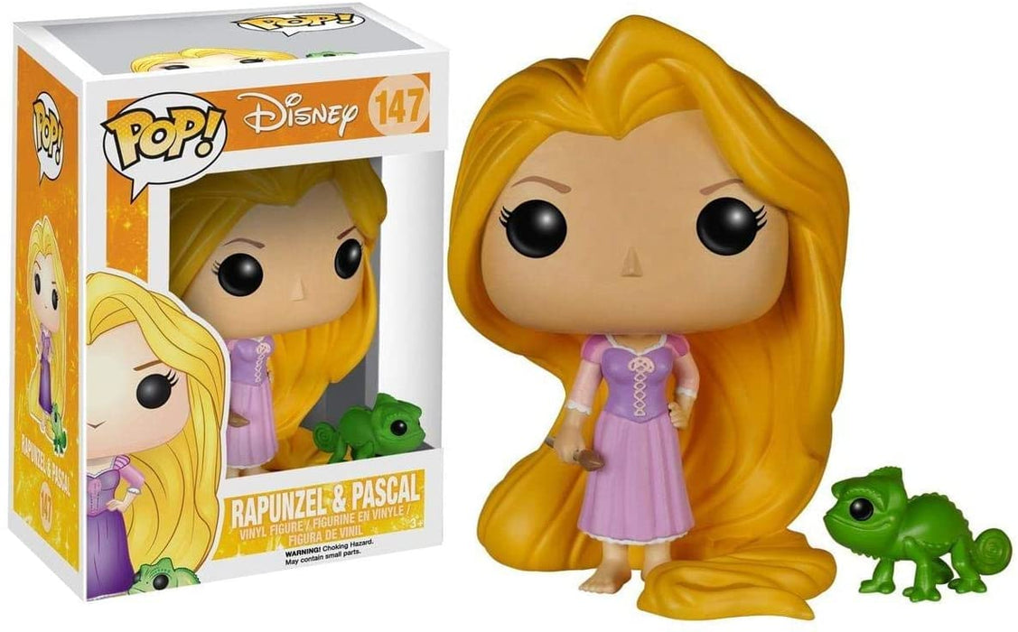 Rapunzel con pascal de Enredados