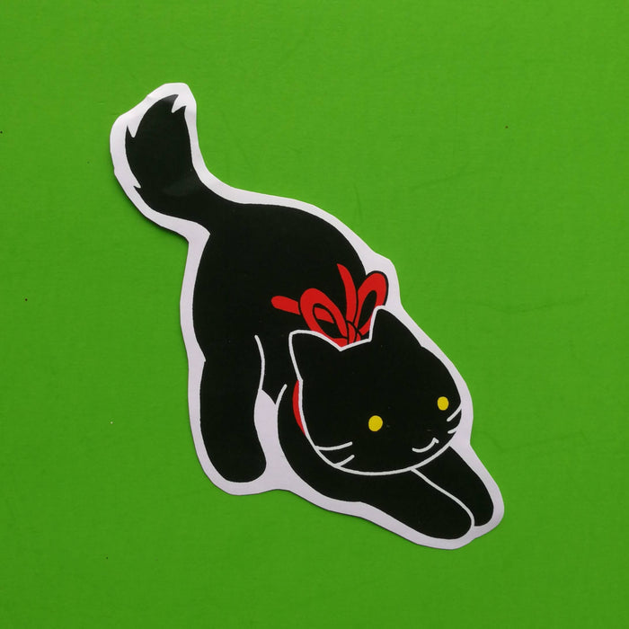 Sticker Gato estirado