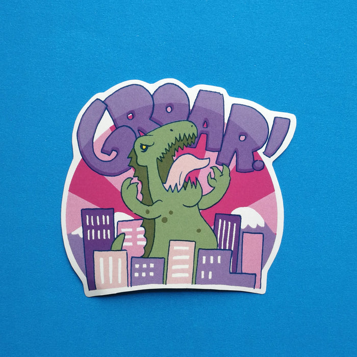 Sticker Godzilla Groar!