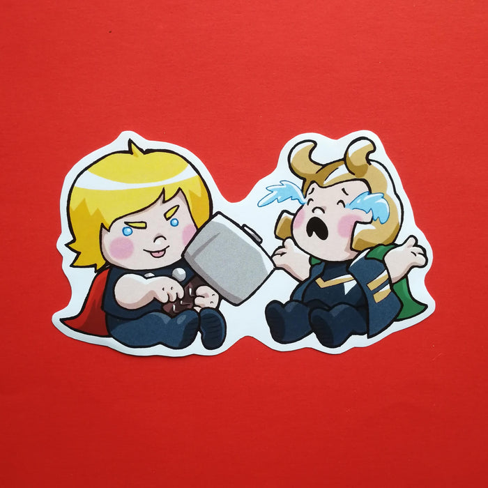 Sticker Loki y Thor Baby