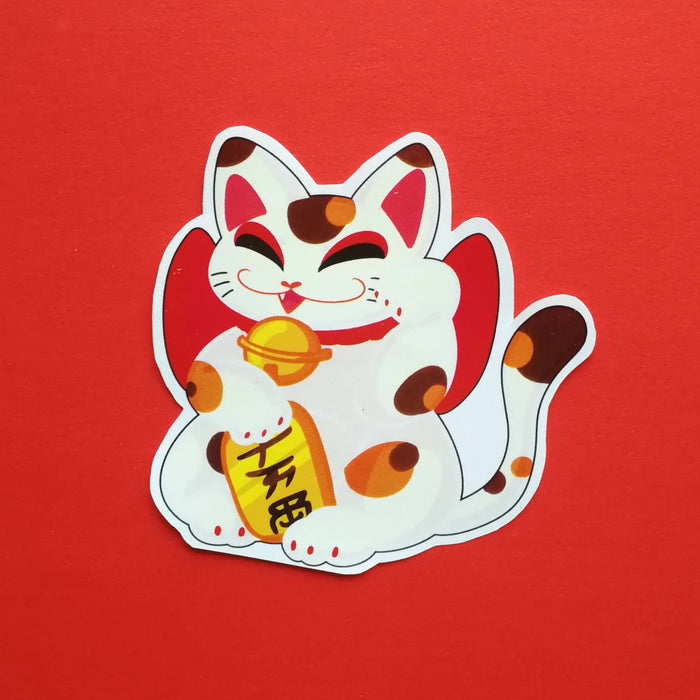 Sticker Gato de la suerte