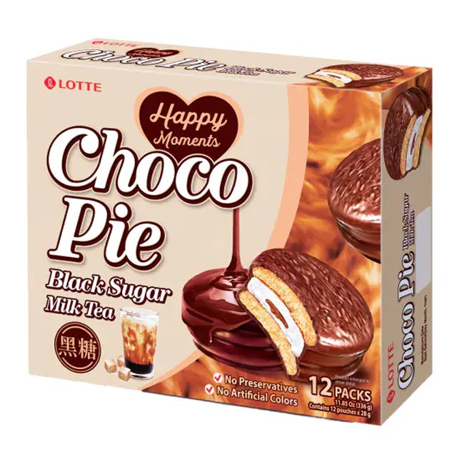Lotte Choco Pie Black Sugar Milk Tea